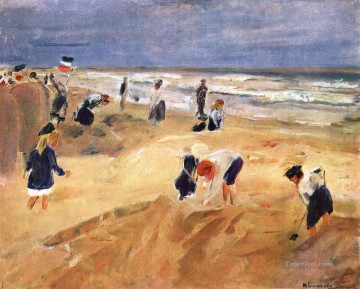 playa Niño impresionismo Pinturas al óleo
